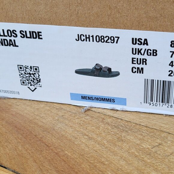 Chaco - Chillos slide sandal Men 8US NEW - Picture 7 of 8